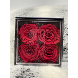 4 ROSAS ETERNAS PERFUMADAS - Imagen 1