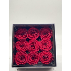 9 ROSAS ETERNAS PERFUMADAS - Imagen 1