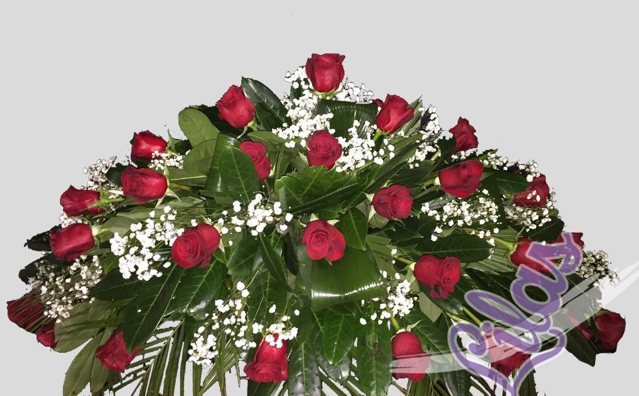 Almohadon Rosas Rojas - Imagen 1