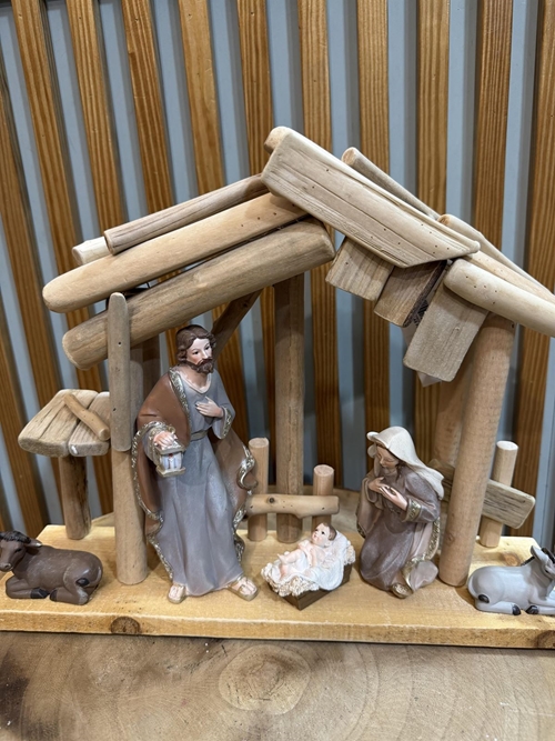 BELÉN EN MADERA - Imagen 1