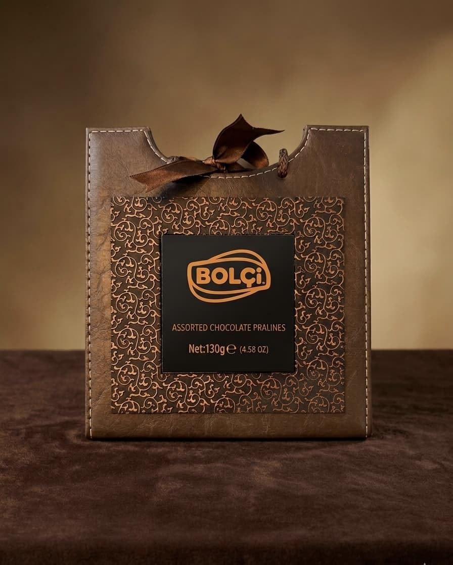 BOMBONES EN CAJA DE CUERO - Imagen 1