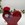 Corazón madera con rosa preservada - Imagen 1