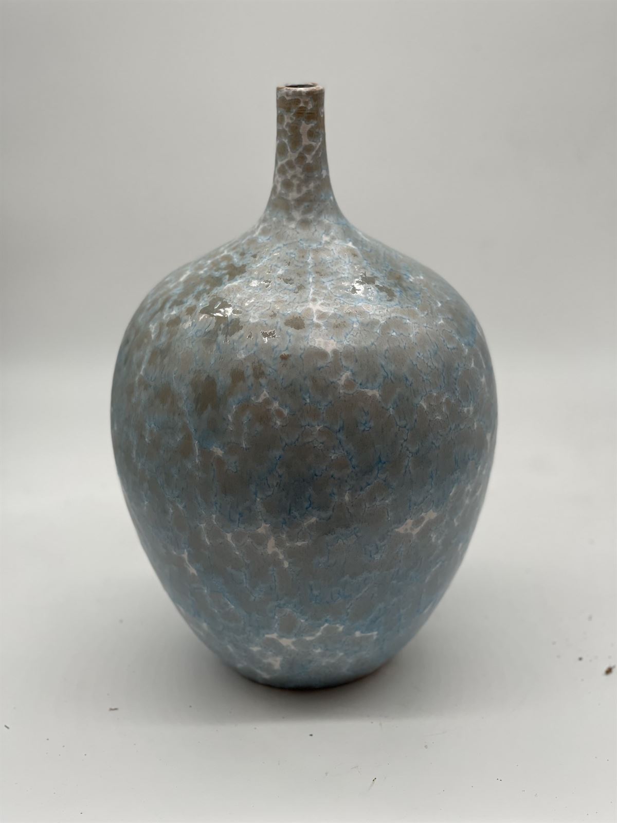 Jarrón ceramica azul - Imagen 1