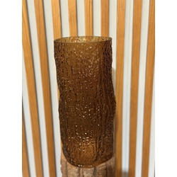 JARRÓN CHOCOLATE TEXTURIZADO G. - Imagen 1