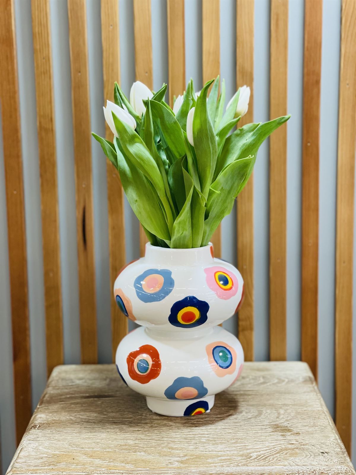 Jarrón con tulipan - Imagen 1