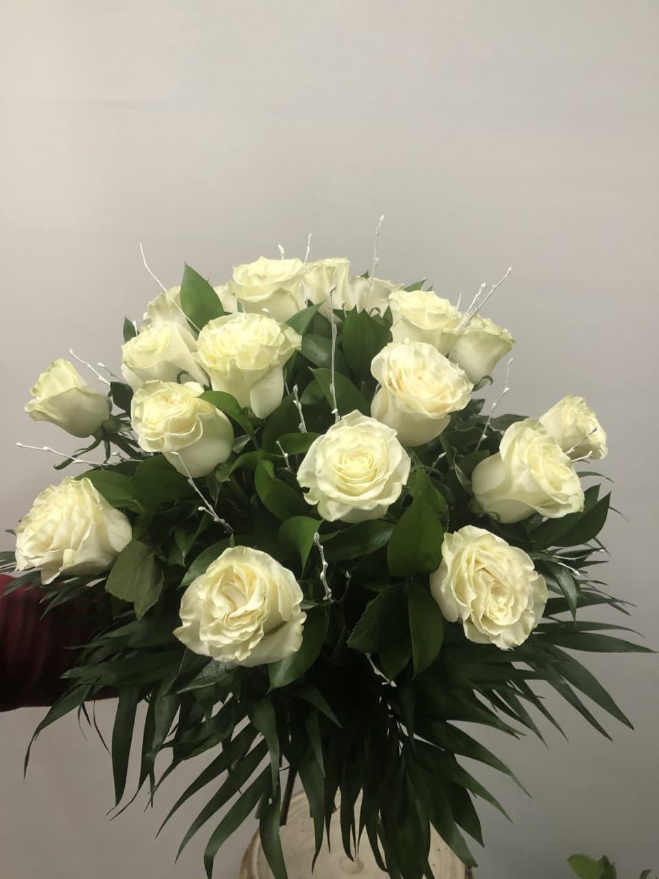 Ramo 18 Rosas Blancas - Imagen 1