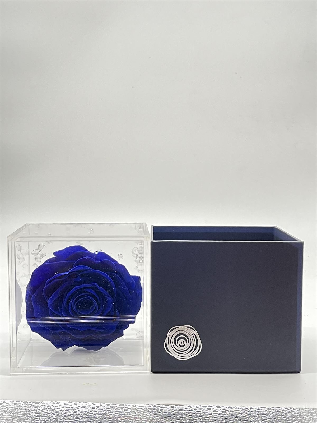 Rosas eternas roja o azul con olor (flower cube) - Imagen 2